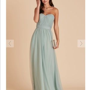 BIRD GREY sage green formal dress